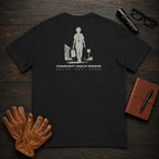 Community Health Worker t-shirt in Black, Neighborhood Visit (Female)