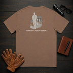 Community Health Worker t-shirt in Espresso, Neighborhood Visit (Male)