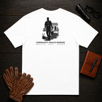Community Health Worker t-shirt in White, Neighborhood Visit (Male)