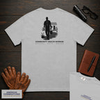 Community Health Worker embroidered t-shirt in Granite, Neighborhood Visit (Male)