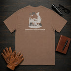 Community Health Worker t-shirt in Espresso, Referral Binder (Female)