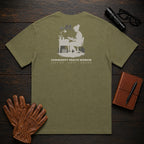 Community Health Worker t-shirt in Hemp, Referral Binder (Female)