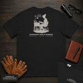 Community Health Worker embroidered t-shirt in Black, Referral Binder (Female)