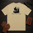 Community Health Worker t-shirt in Khaki, Referral Binder (Male)