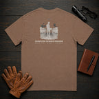 Computer Science Teacher t-shirt in Espresso, Walking the lab (Male)