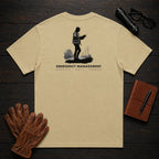 Emergency Management T-Shirt | Standard Back Print | Field Damage Walk (Female) — Khaki