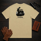 Farmer t-shirt in Khaki, Checking the Tractor (Male)