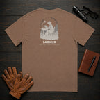 Farmer t-shirt in Espresso, Reviewing the Ledger (Female)