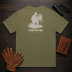 Firefighter t-shirt in Hemp, Hose Roll (Female)