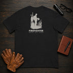Firefighter t-shirt in Black, Helmet Check (Male)