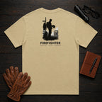 Firefighter t-shirt in Khaki, Helmet Check (Male)