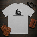 Kindergarten Teacher t-shirt in Granite, Counting at table (Male)