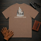 Kindergarten Teacher t-shirt in Espresso, Setting up center (Female)