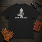 Postal Inspector T-Shirt | Standard Back Print | Case File Carry (Male) — Black