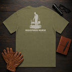 Registered Nurse T-Shirt | Standard Back Print | Bedside Assessment (Male) — Hemp