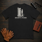 Security Guard t-shirt in Black, Door Check (Female)