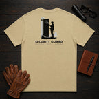 Security Guard t-shirt in Khaki, Door Check (Female)