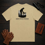 Sheet Metal Worker t-shirt in Khaki, Marking the Sheet (Female)