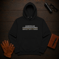 Pullover Hoodie in Black — Americas Cornerstones